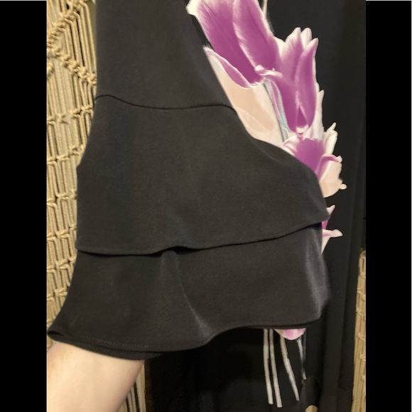 Alfani Tulip Print Flounce Cocktail Dress 26W - Picture 7 of 14